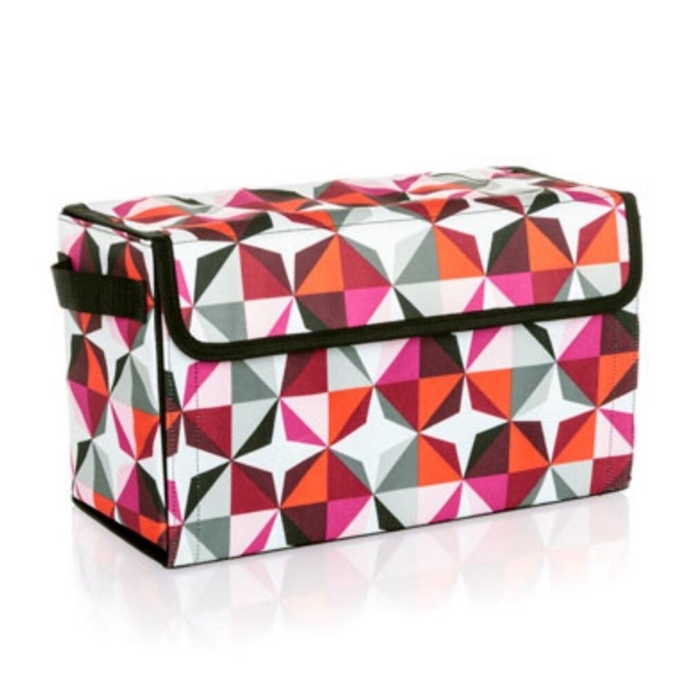 Thirty-One Get Creative Case - Origami Pop Geometric print -NWT NEW
